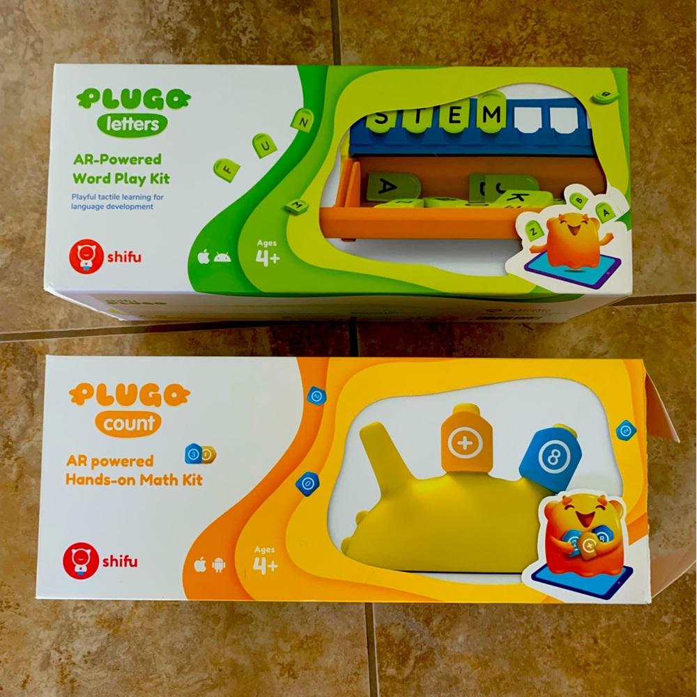 Shifu PLUGO Letters & Count AR-Powered Learning Kits – Green, Yellow